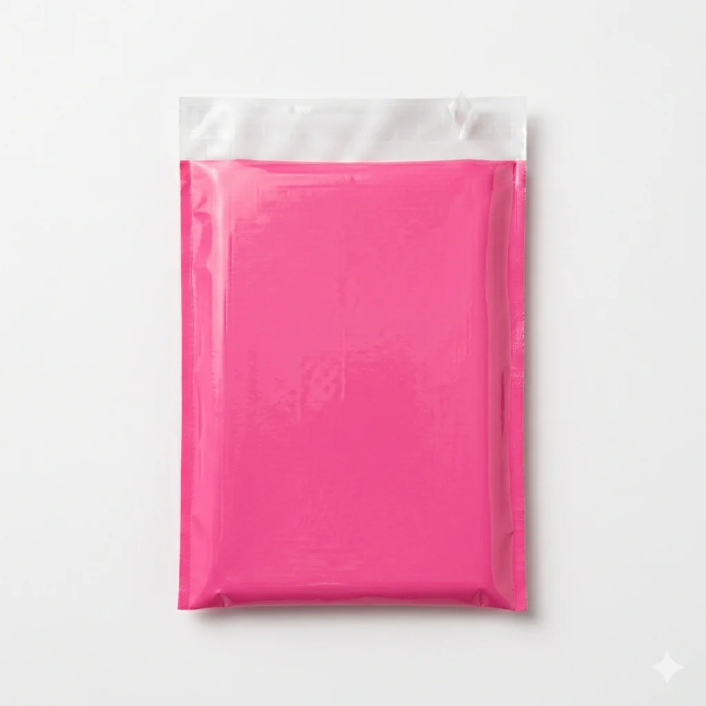 Hot Pink Courier Bag 20x30 cm - Small Self Seal Poly Mailer